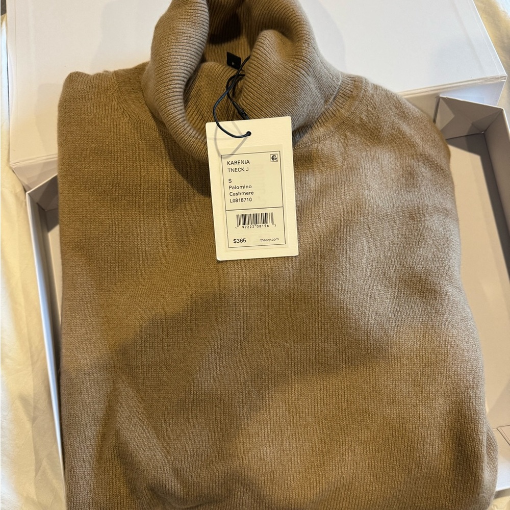Theory cashmere turtleneck sweater